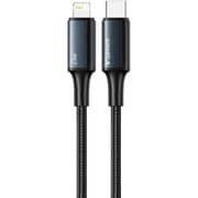 سلك ليفور مجدول من USB-C إلى Lightning بطول 1 متر لون أزرق LC8413-BL