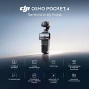 DJI Osmo Pocket 4 Black Action Camera Standard Combo - ZPK400-C1
