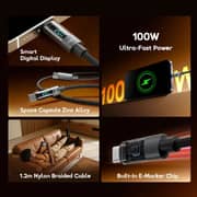 Oraimo DigiLine Durable USB-C To USB-C Cable 1.2m Black - OCD-175CC