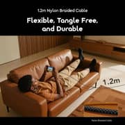 Oraimo DigiLine Durable USB-C To USB-C Cable 1.2m Black - OCD-175CC
