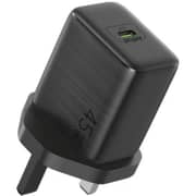 شاحن مدمج أوريمو 451 بتقنية PowerGan مع سلك USB-C بطول 1 متر لون أسود OCW-5451UCC 