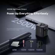 محول طاقة سفري أوريمو لون أسود OCW-T01 
