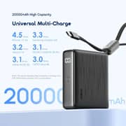 Oraimo PowerNova L21 Power Bank 20000mAh Black - OPB-7203C