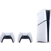 Sony PlayStation 5 Slim Digital Console 825GB White with Extra Controller - International Version
