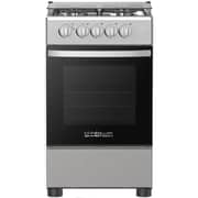 Smartech 4 Burner Gas Cooker Silver - SGCS5526