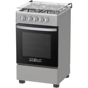 Smartech 4 Burner Gas Cooker Silver - SGCS5526