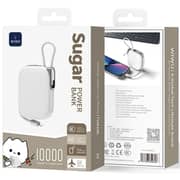 Wiwu Sugar Power Bank 10000mAh White - MH136W