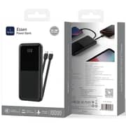 Wiwu Essen Power Bank 10000mAh Black - Wi-P081BLK