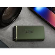 Transcend Portable SSD USB 3.2 Gen 2x2 500GB Military Green - TS500GESD380C