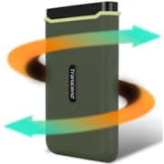 Transcend Portable SSD USB 3.2 Gen 2x2 500GB Military Green - TS500GESD380C