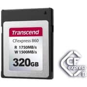 Transcend CFexpress 860 Memory Card 320GB Silver - TS320GCFE860