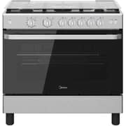 Midea 5 Burner Gas Cooker 90cm Stainless Steel - MFO-MG36LESS-VT