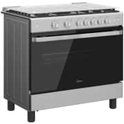 Midea 5 Burner Gas Cooker 90cm Stainless Steel - MFO-MG36LESS-VT