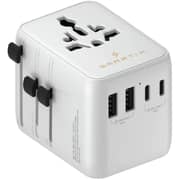 Smartix NomadPro Universal Travel Adaptor White - SM1BCTA14