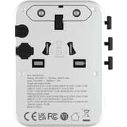 Smartix NomadPro Universal Travel Adaptor White - SM1BCTA14