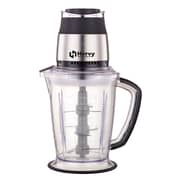 Hervy Electric Chopper - 2L Capacity, 800W, 9 Stainless Steel Blades, Cream Beater & Garlic Peeler - Black - C-002