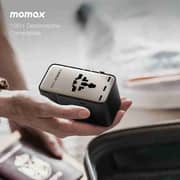 Momax 1-World2 7 Port Dual AC Adaptor Titanium - UA28L