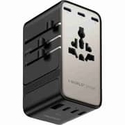 Momax 1-World2 7 Port Dual AC Adaptor Titanium - UA28L