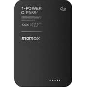 Momax IP168Q22D Mag WLS PB 10K mAh BLK