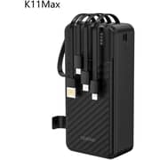 Dudao K11 MAX Powerbank 30000mAh BLK