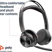 Poly Plantronics Voyager Focus 2 UC Wired Wireless Over Ear Headset Black