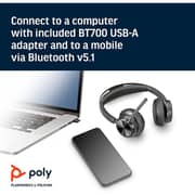 Poly Plantronics Voyager Focus 2 UC Wired Wireless Over Ear Headset Black