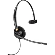Poly Plantronics Encore Pro HW510 Wired Over Ear Headset Black