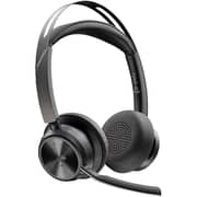 Poly Voyager Focus 2 UC Wired Wireless On Ear Headset Black