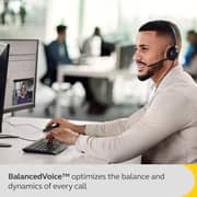 Jabra Engage 40 Stereo Wired On Ear Headset Black