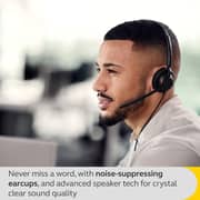 Jabra Engage 40 Stereo Wired On Ear Headset Black