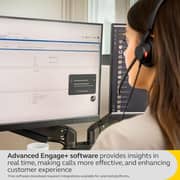 Jabra Engage 40 Stereo Wired On Ear Headset Black