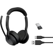 Jabra Evolve2 55 MS Wired Wireless On Ear Headset Black