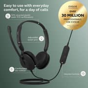 Jabra Evolve 10 Wired On Ear Headset Black
