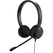 Jabra Evolve 20 Stereo Wired On Ear Headset Black