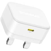 Baseus Palm Fast Charging USB-C Wall Charger Moon White - P1011160E213-Z1