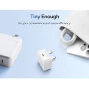 Baseus Palm Fast Charging USB-C Wall Charger Moon White - P1011160E213-Z1
