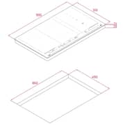 Teka DirectSense FullFlex 6 Zones Induction Hob 90cm Black Glass - IZF 99700 MST BK