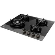 Teka 4 Zones Gas Hob 60cm Dark Grey/Black Glass - GBC 64-VGogh VBC B