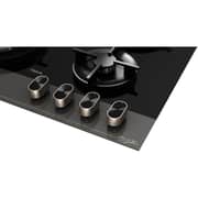 Teka 4 Zones Gas Hob 60cm Dark Grey/Black Glass - GBC 64-VGogh VBC B