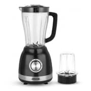 Arshia Electric Blender 400W 1.8L with Grinder Mill – Black - Arsha 303
