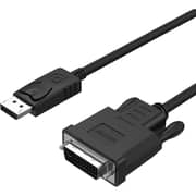 Unitek PVC DisplayPort To DVI Male Cable 1.8m Black - Y-5118BA