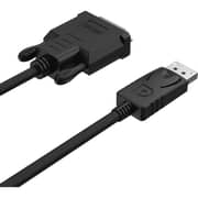 Unitek PVC DisplayPort To DVI Male Cable 1.8m Black - Y-5118BA