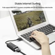 Unitek USB 3.0 to Gigabit Ethernet Adapter 15cm Black - Y-3470