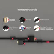 Unitek VGA 15 Pin (3C+6) Monitor Cable 2m Black - Y-C513G