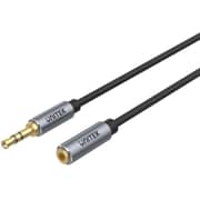 Unitek 3.5mm Plug to 3.5mm Jack Headphone Extension Cable 1m Grey - Y-C932ABK