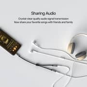 Unitek Male To 2 Female Aux Audio Cable 0.2m Space Grey - Y-C956ABK