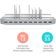 Unitek 10 Port Charging Station White - Y-2190A-WH
