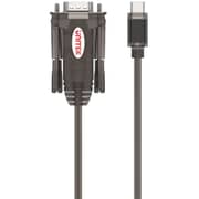Unitek USB-C to Serial RS232 Cable 1.5m Transparent - Y-1105K