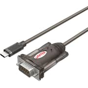 Unitek USB-C to Serial RS232 Cable 1.5m Transparent - Y-1105K