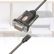 Unitek USB-C to Serial RS232 Cable 1.5m Transparent - Y-1105K